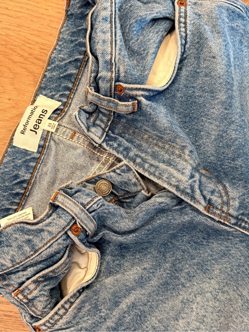 reformation val 90s mid rise straight